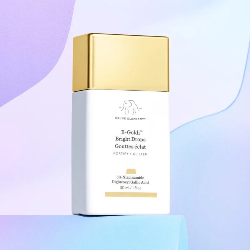 Drunk Elephant B-Goldi Bright Illuminating Drops (30 mL/1fl oz).